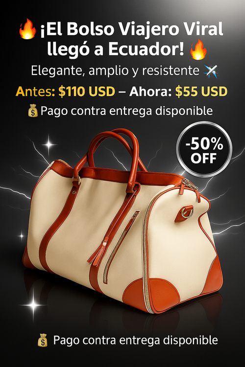 50 % de descuento Bolso Viajero Mixto