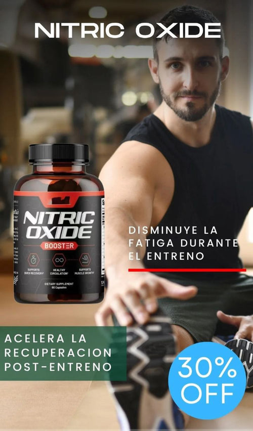 oferta del 30 %de descuento  Nitro -óxido nítrico