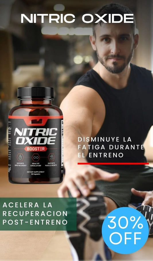 oferta del 30 %de descuento  Nitro -óxido nítrico